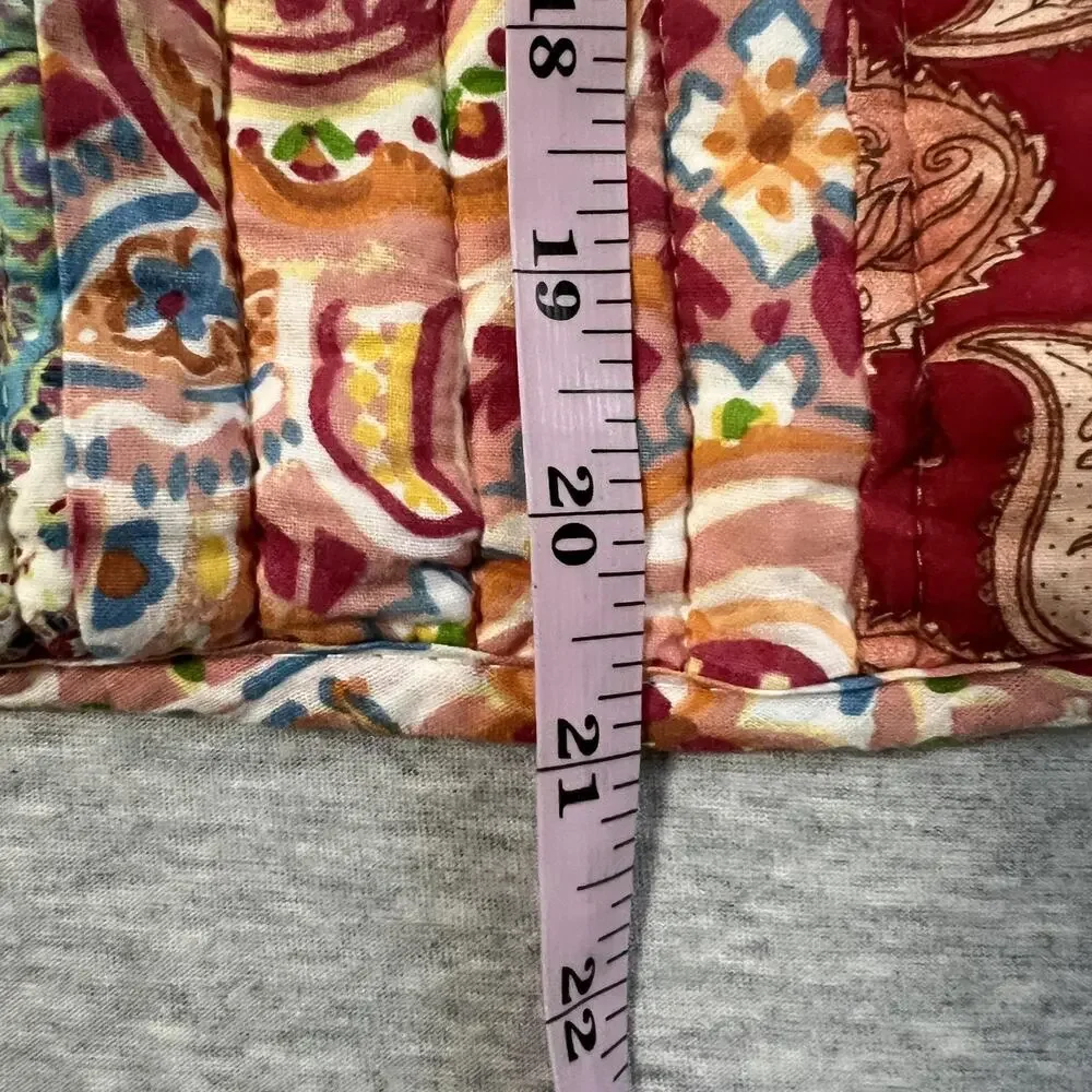 Cynthia Rowley Pillow Shams Set 2 Colorful Paisley Quilted Boho 21x28‎ Bed Dorm